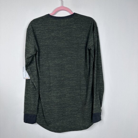 NWT LuLaRoe Hudson Long Sleeve Tee Heather Green XS #A1636 - Picture 4 of 8